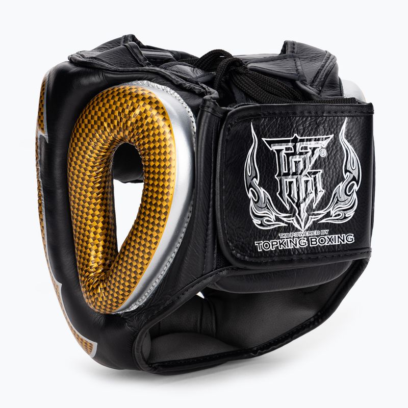 Шолом боксерський Top King Empower black/gold 3