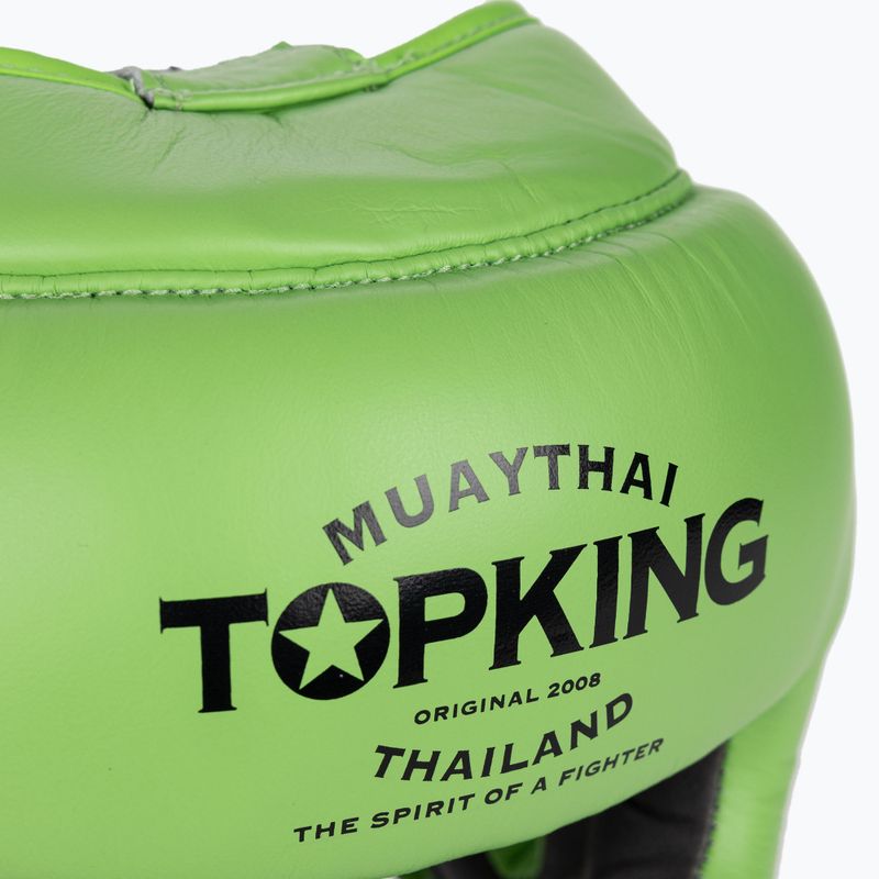 Шолом боксерський Top King Full Coverage green 4