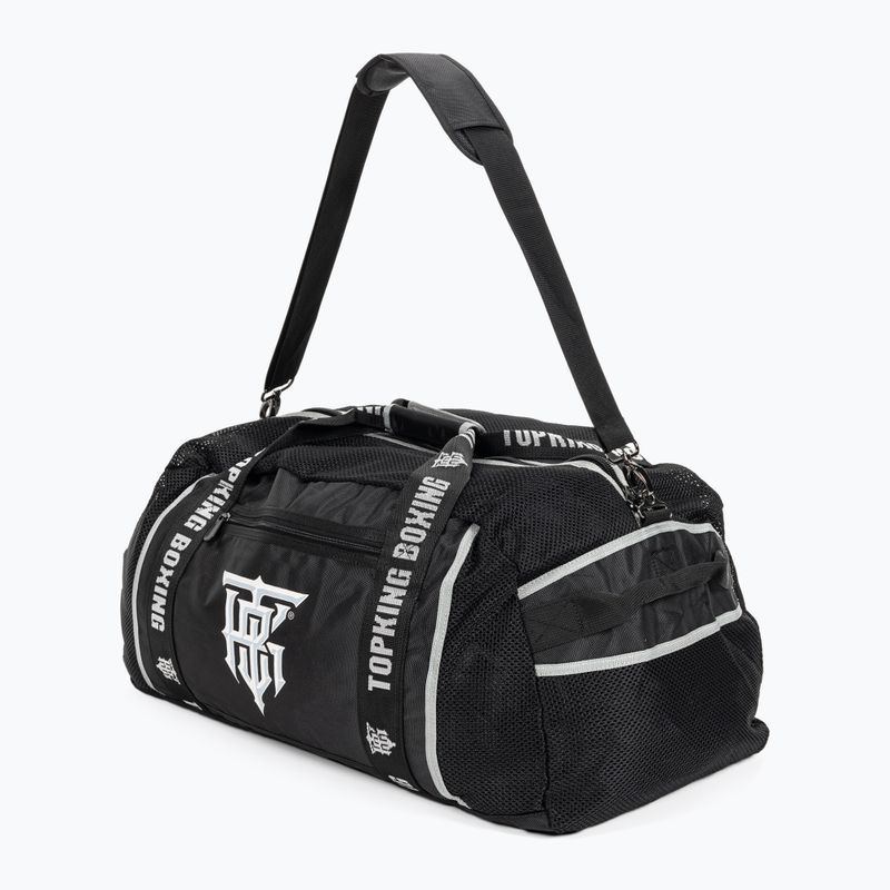 Сумка для тренувань Top King Gym чорна/сіра 2