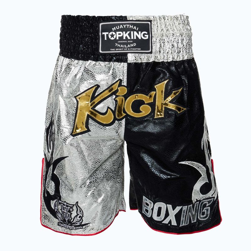 Шорти для тренувань Top King Kickboxing black/white
