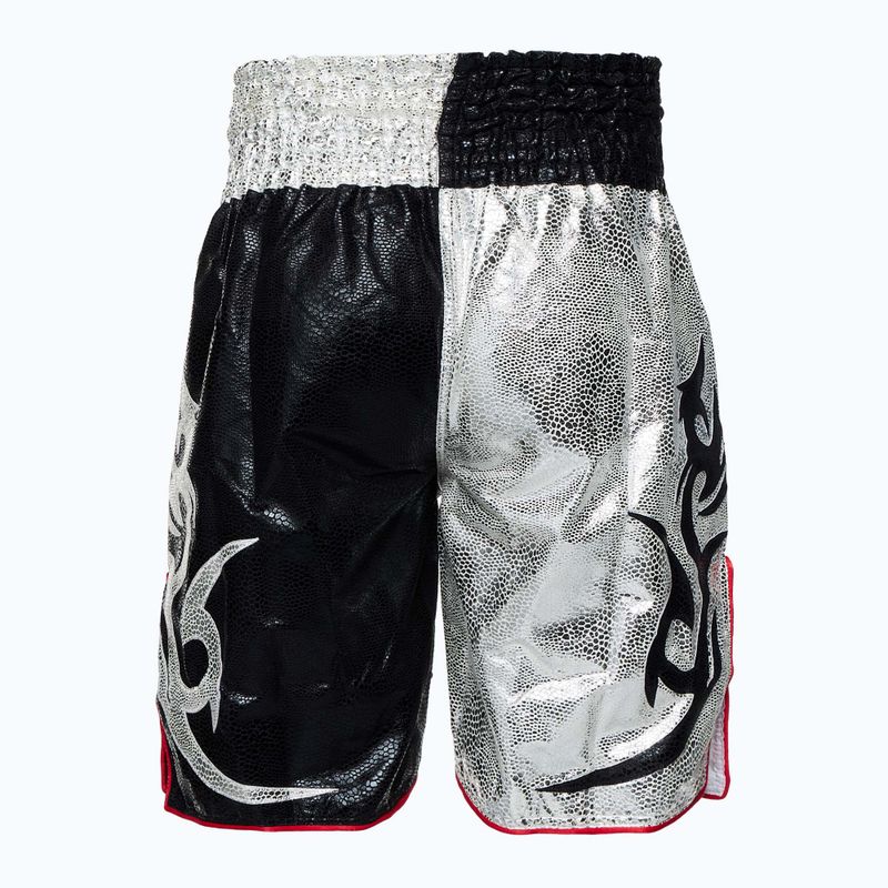 Шорти для тренувань Top King Kickboxing black/white 2