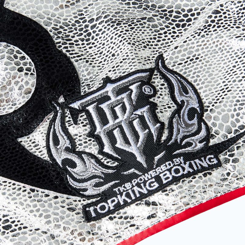 Шорти для тренувань Top King Kickboxing black/white 3