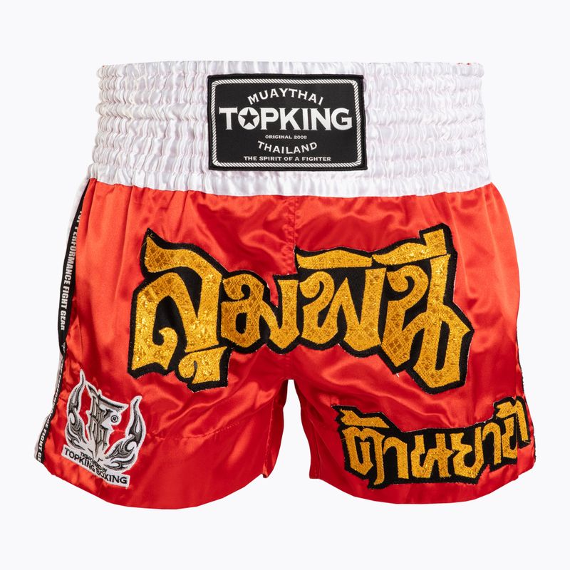 Шорти для тренувань Top King Thai Boxing red/white
