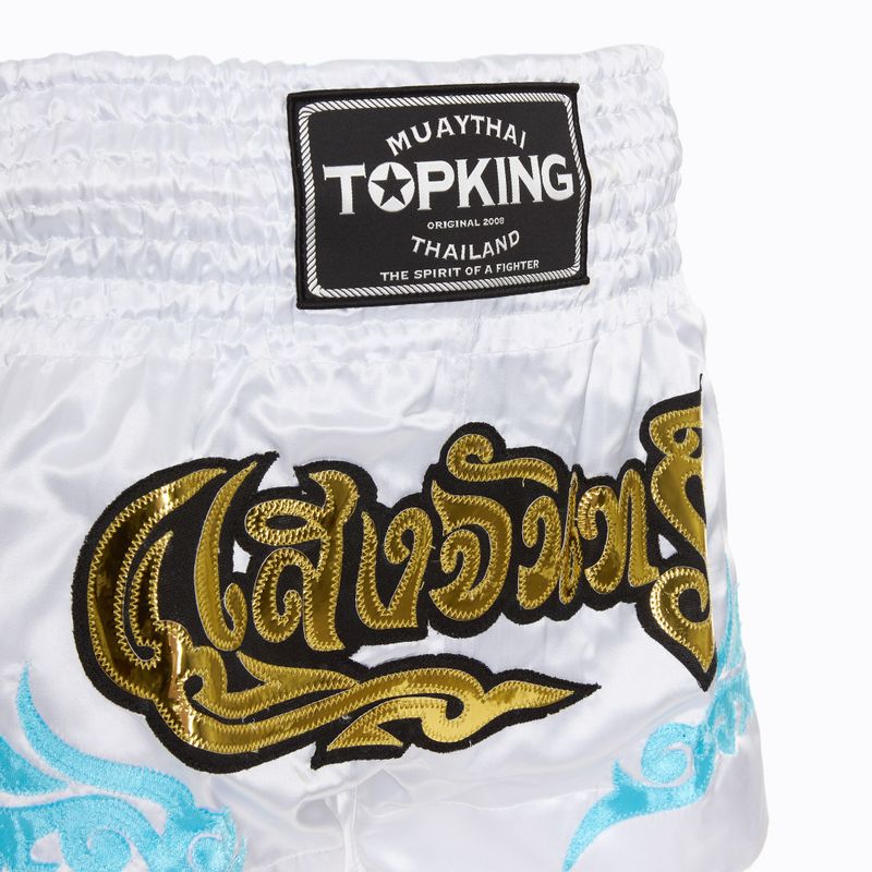 Шорти для тренувань Top King Kickboxing white 3