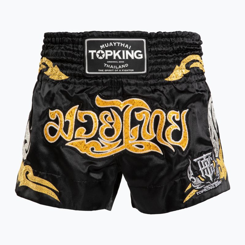 Шорти для тренувань Top King Thai Boxing black/gold