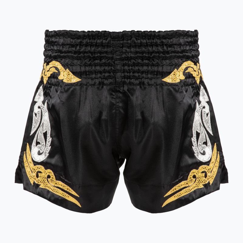 Шорти для тренувань Top King Thai Boxing black/gold 2