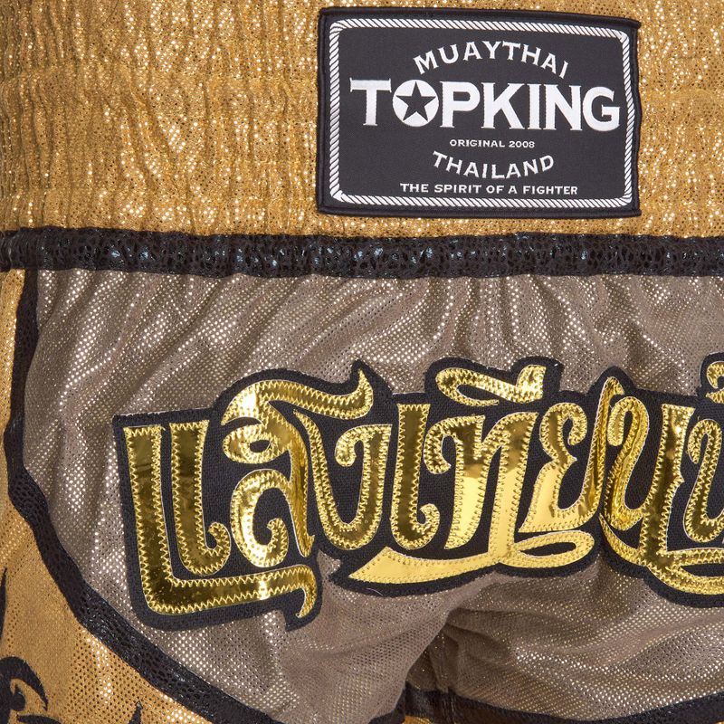 Шорти для тренувань Top King Kickboxing yellow 3