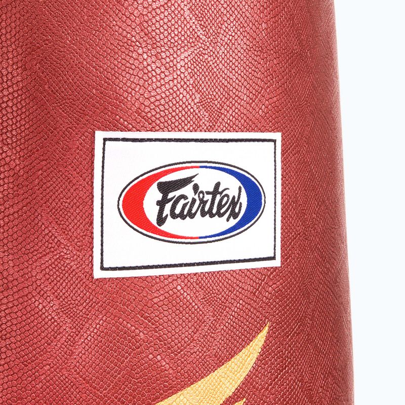 Worek bokserski Fairtex 6FT Muaythai Banana Bag “Python Print” Collection - wypełniony red 2
