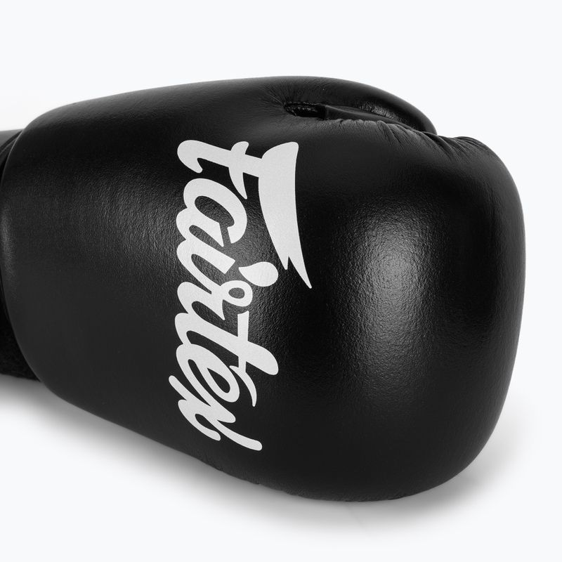 Боксерські рукавички для любителів Fairtex чорні 5