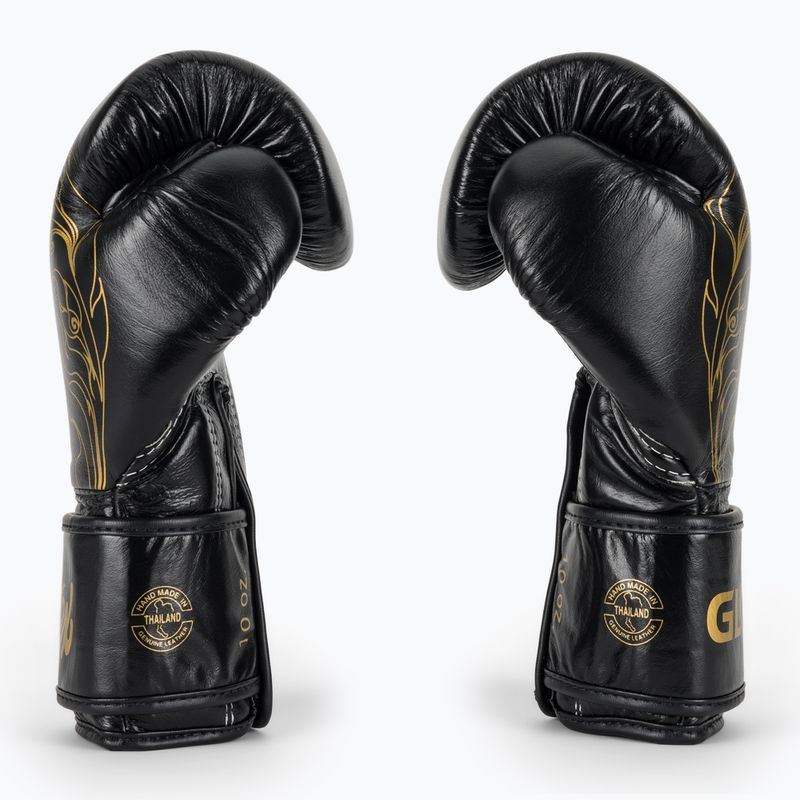 Fairtex Glory Kickboxing Competition Тренувальні боксерські рукавички чорні/золоті 4