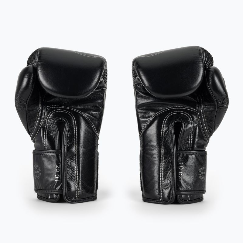 Fairtex Glory Kickboxing Competition Тренувальні боксерські рукавички чорні/сріблясті 3