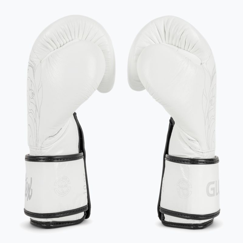 Fairtex Glory Kickboxing Competition Тренувальні боксерські рукавички білі 4