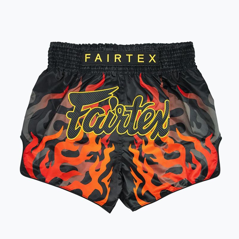 Шорти для тренувань з таїландського боксу Fairtex BS1921 "Вулкан" чорні 2