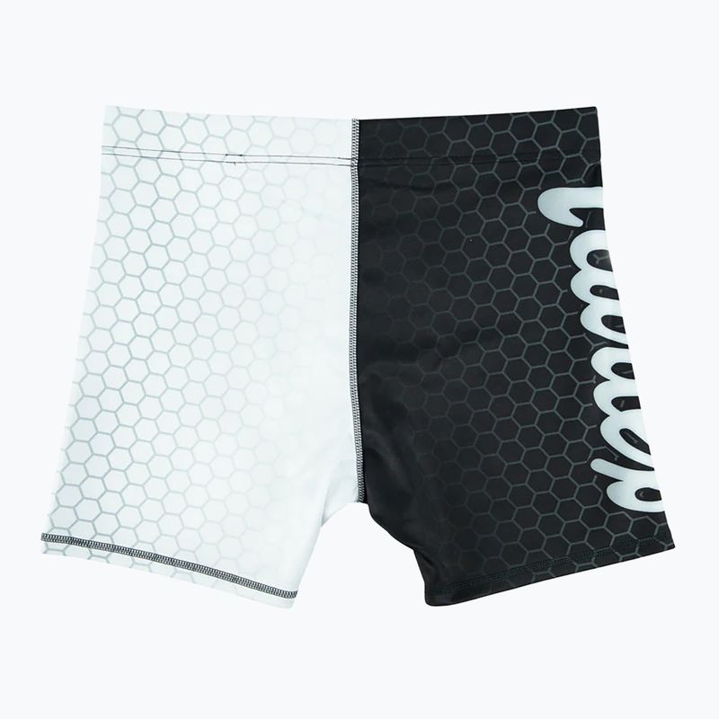 Тренувальні шорти Fairtex Vale Tudo CP7 чорно-білі 2