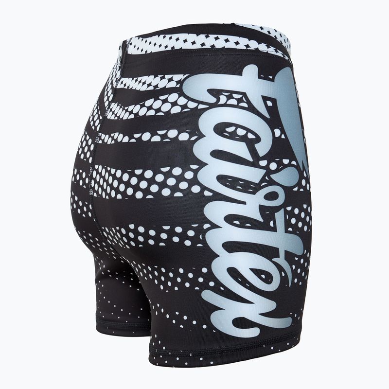 Тренувальні шорти Fairtex Vale Tudo CP14 чорно-білі 3