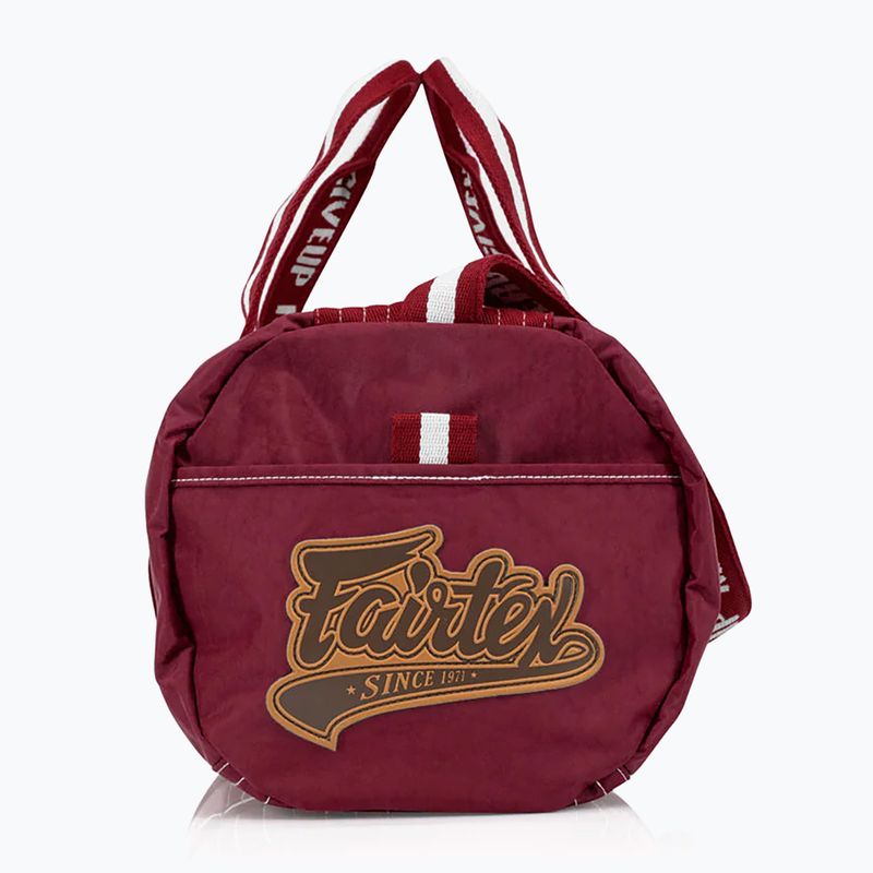 Тренувальна сумка Fairtex Barrel Training Bag бордова 3