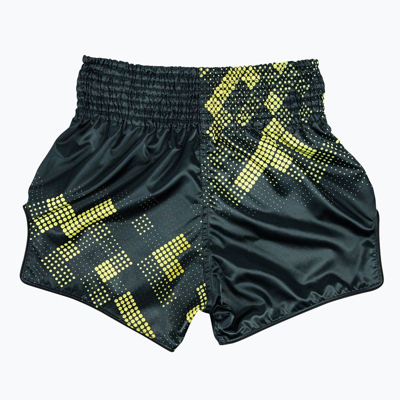 Тренувальні шорти для муай-тай Fairtex S1931 Heart of Gold чорні/золоті 2