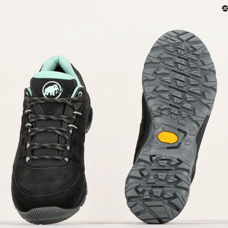 Взуття трекінгове жіноче Mammut Nova IV Low GTX dark steel/neo mint 12