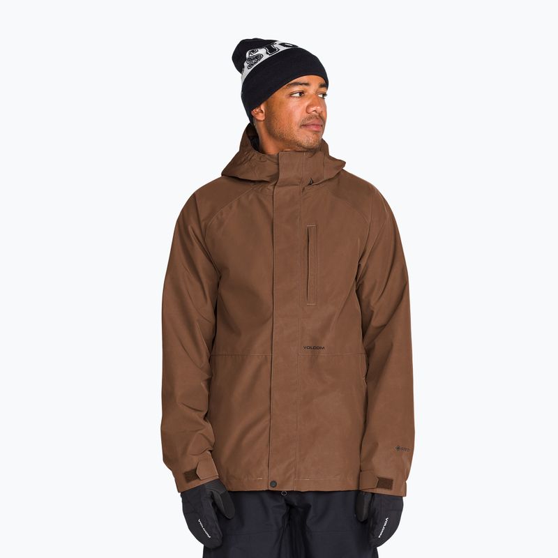 Куртка для сноуборда чоловіча Volcom Dua Insulated Gore-Tex Jacket desert taupe