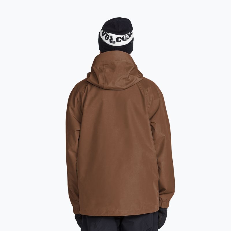 Куртка для сноуборда чоловіча Volcom Dua Insulated Gore-Tex Jacket desert taupe 4