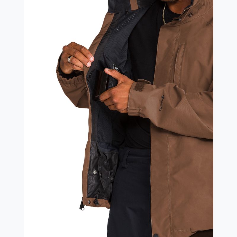 Куртка для сноуборда чоловіча Volcom Dua Insulated Gore-Tex Jacket desert taupe 7