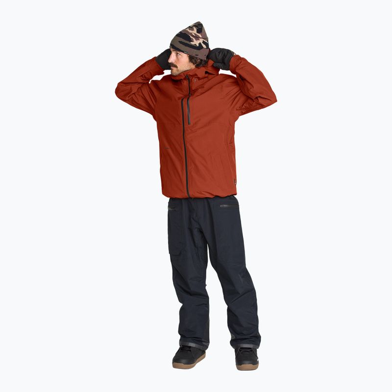 Куртка для сноуборда чоловіча Volcom L Gore-Tex Jacket burnt orange 2