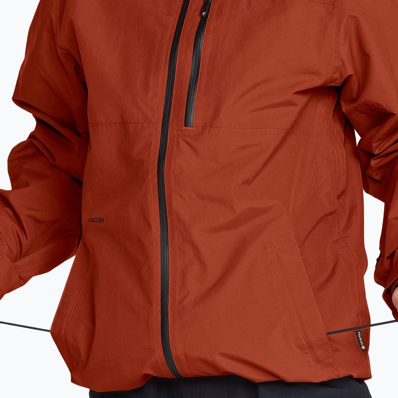 Куртка для сноуборда чоловіча Volcom L Gore-Tex Jacket burnt orange 8