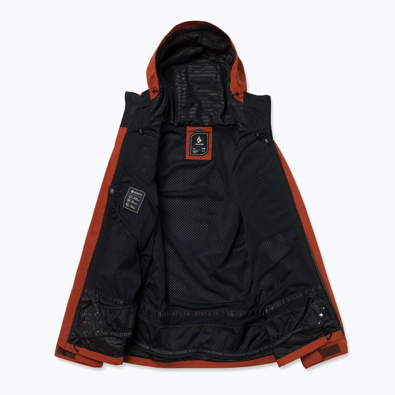 Куртка для сноуборда чоловіча Volcom L Gore-Tex Jacket burnt orange 11