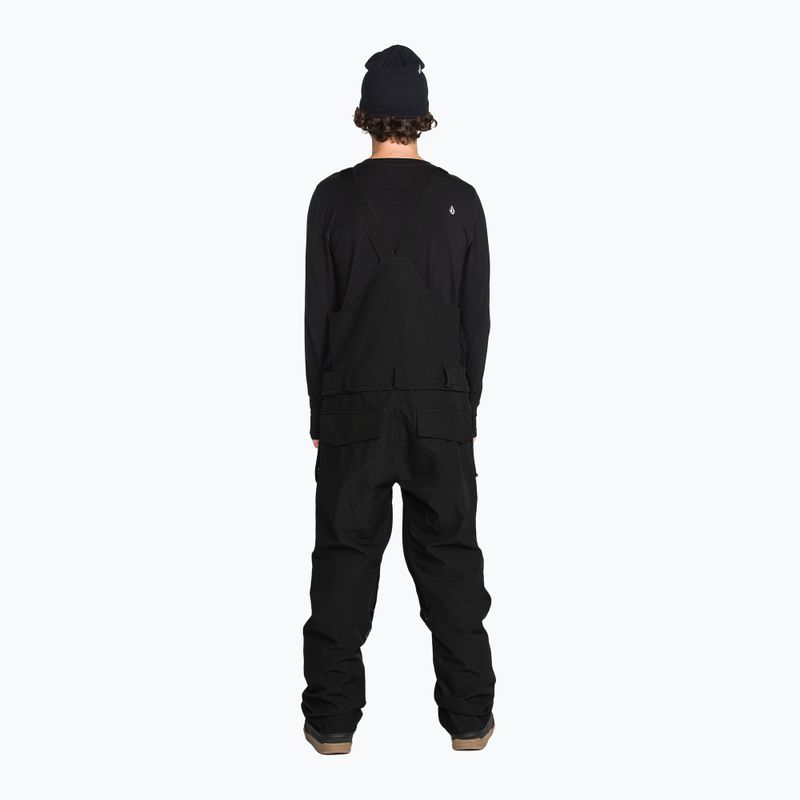 Штани для сноуборду чоловічі Volcom Roan Bib Overall 2026 black 2