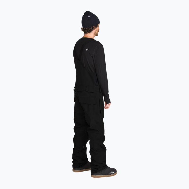 Штани для сноуборду чоловічі Volcom Roan Bib Overall 2026 black 3