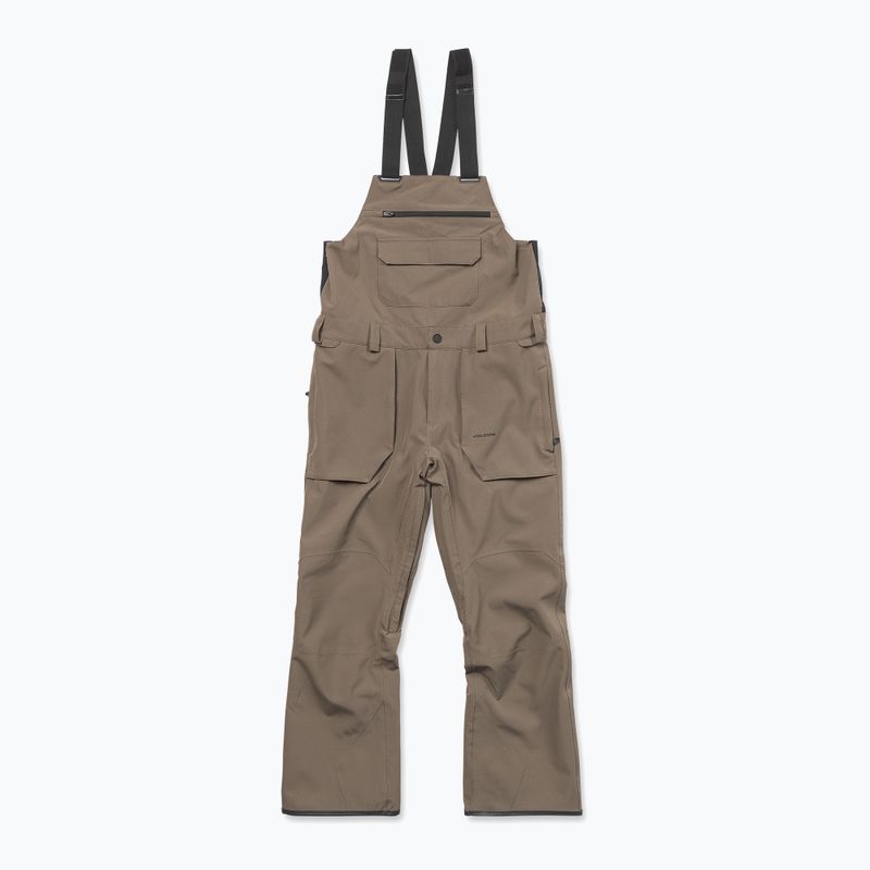 Штани для сноуборду чоловічі Volcom Roan Bib Overall teak 9