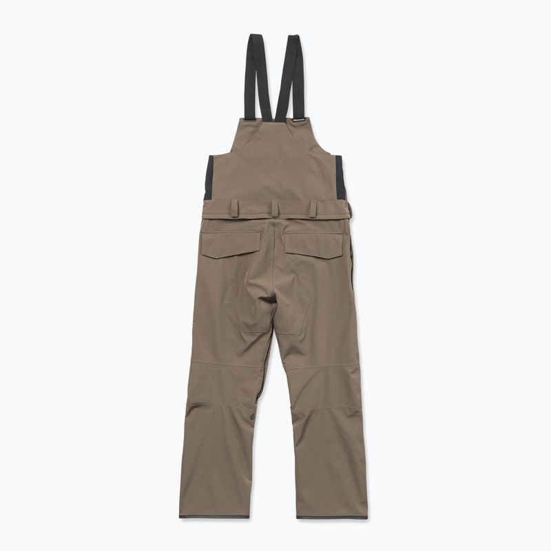 Штани для сноуборду чоловічі Volcom Roan Bib Overall teak 10