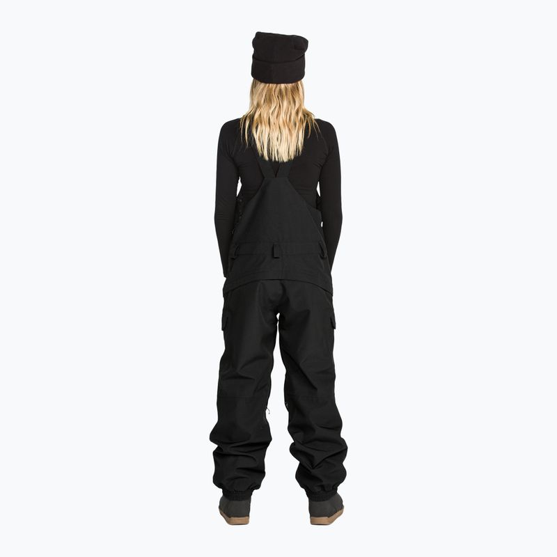 Штани для сноуборду жіночі Volcom Crestron 3D Stretch Bib Overall black 2