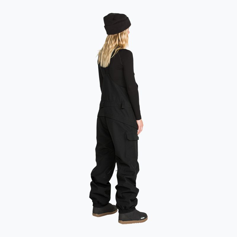 Штани для сноуборду жіночі Volcom Crestron 3D Stretch Bib Overall black 3