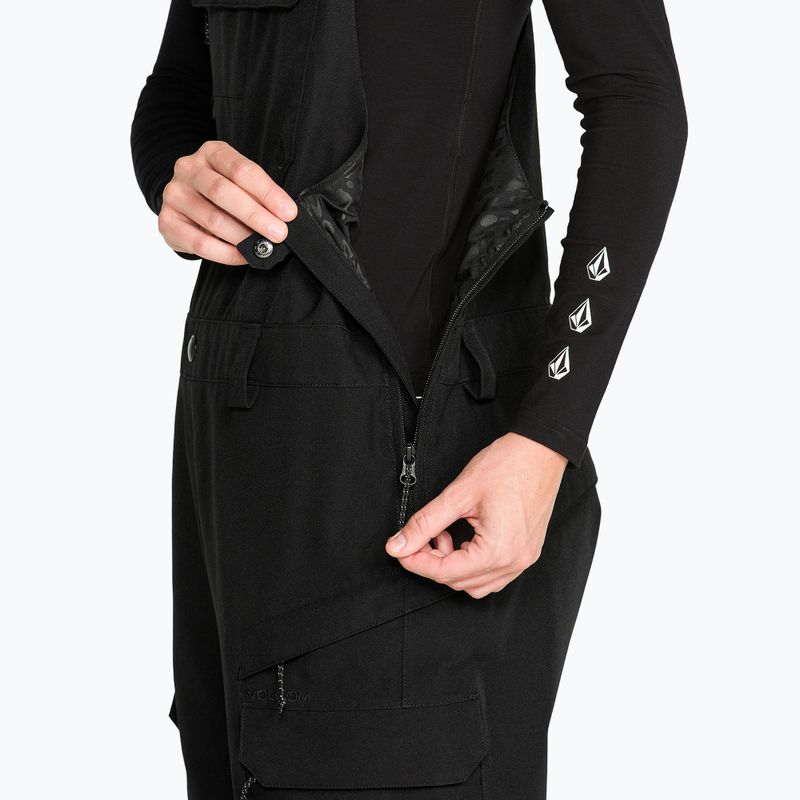 Штани для сноуборду жіночі Volcom Crestron 3D Stretch Bib Overall black 6