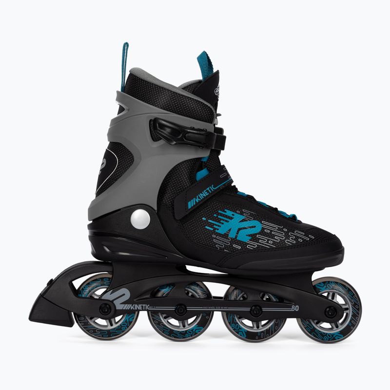 Роликові ковзани чоловічі K2 Kinetic 80 Pro чорні 30E0752 2