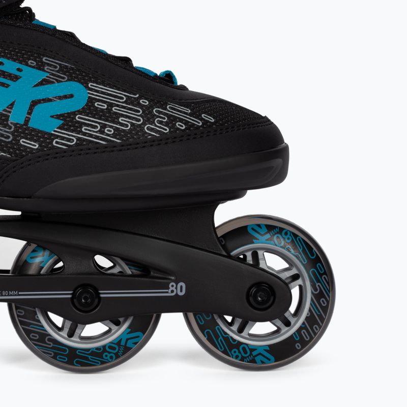Роликові ковзани чоловічі K2 Kinetic 80 Pro чорні 30E0752 6