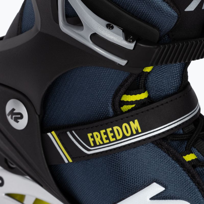 Роликові ковзани чоловічі K2 Freedom Alu 80 темно-сині 30E0341 5