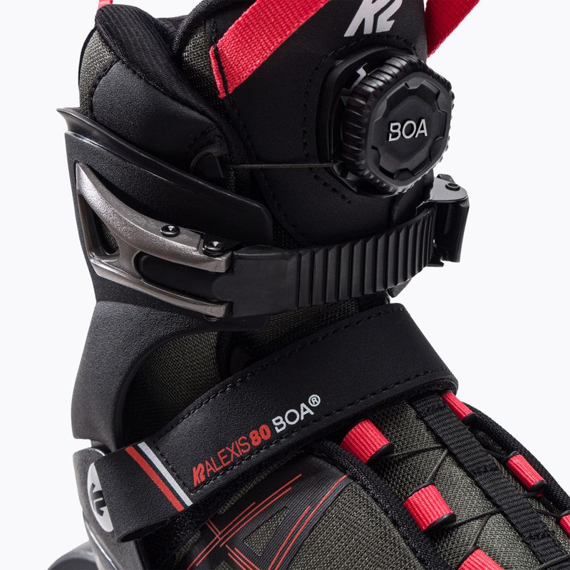 Роликові ковзани жіночі K2 Alexis 80 Boa сірі 30G0317 5