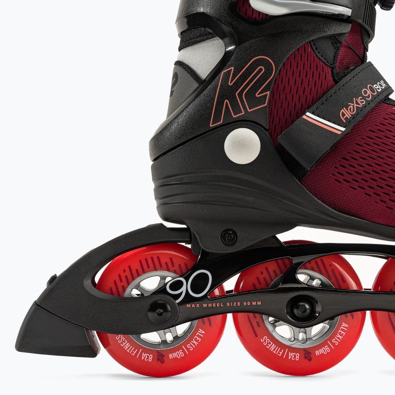Роликові ковзани жіночі K2 Alexis 90 Boa чорні 30G0817 7