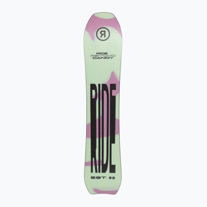 Сноуборд жіночий RIDE Psychocandy біло-зелений 12G0015 4