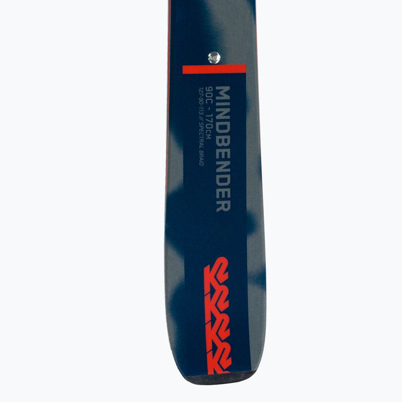 Лижі для скітуру K2 Mindbender 90C сіро-сині 10G0104.101.1 6