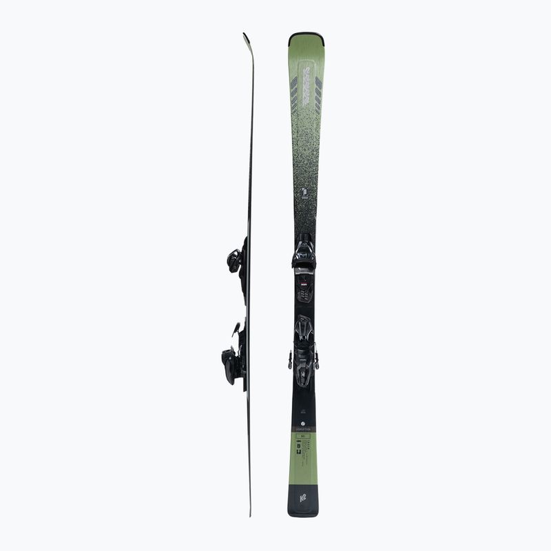 Лижі гірські K2 Disruption SC + M3 11 Compact зелені 10G0003.142.1 2