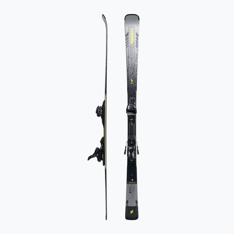 Лижі K2 Disruption STi + MXC 12 TCx light сірі 10G0002.167.1 2