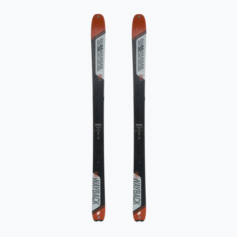 Лижі для скітуру K2 Wayback 96 чорні 10G0201.101.1