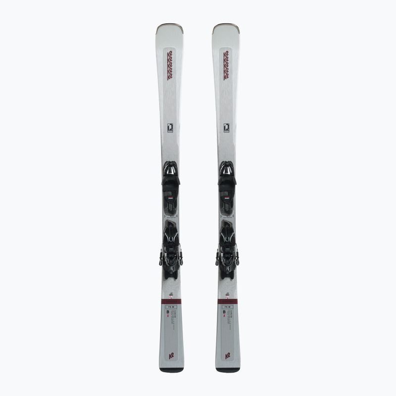 Лижі гірські жіночі K2 Disruption 75 W + 10 Quikclik Free білі 10G0408.173.1