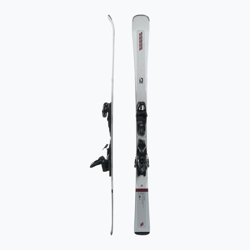 Лижі гірські жіночі K2 Disruption 75 W + 10 Quikclik Free білі 10G0408.173.1 2