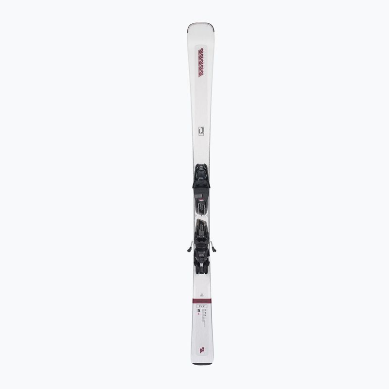 Лижі гірські жіночі K2 Disruption 75 W + 10 Quikclik Free білі 10G0408.173.1 10
