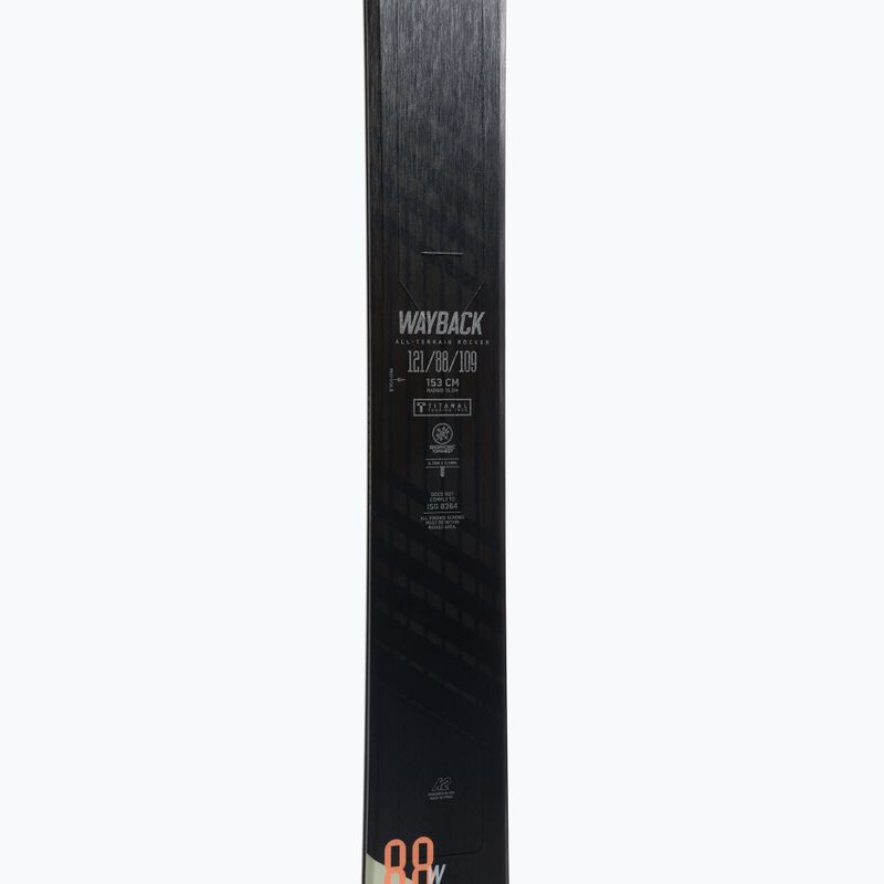 Лижі для скітуру жіночі K2 Wayback 88 W сіро-бежеві 10G0601.101.1 6