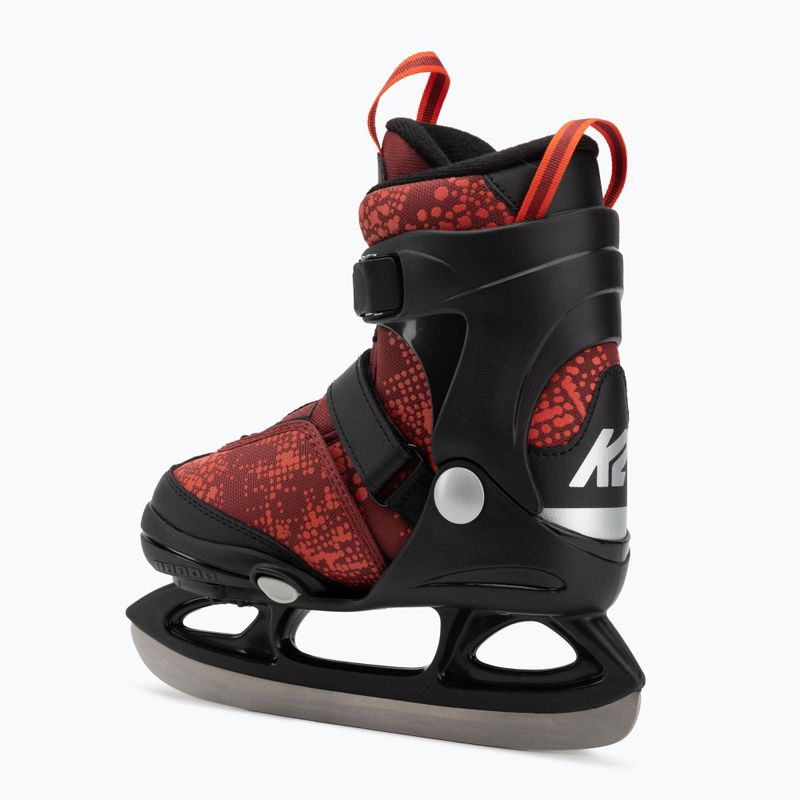 Ковзани дитячі K2 Rink Raven Boa Jr red 3